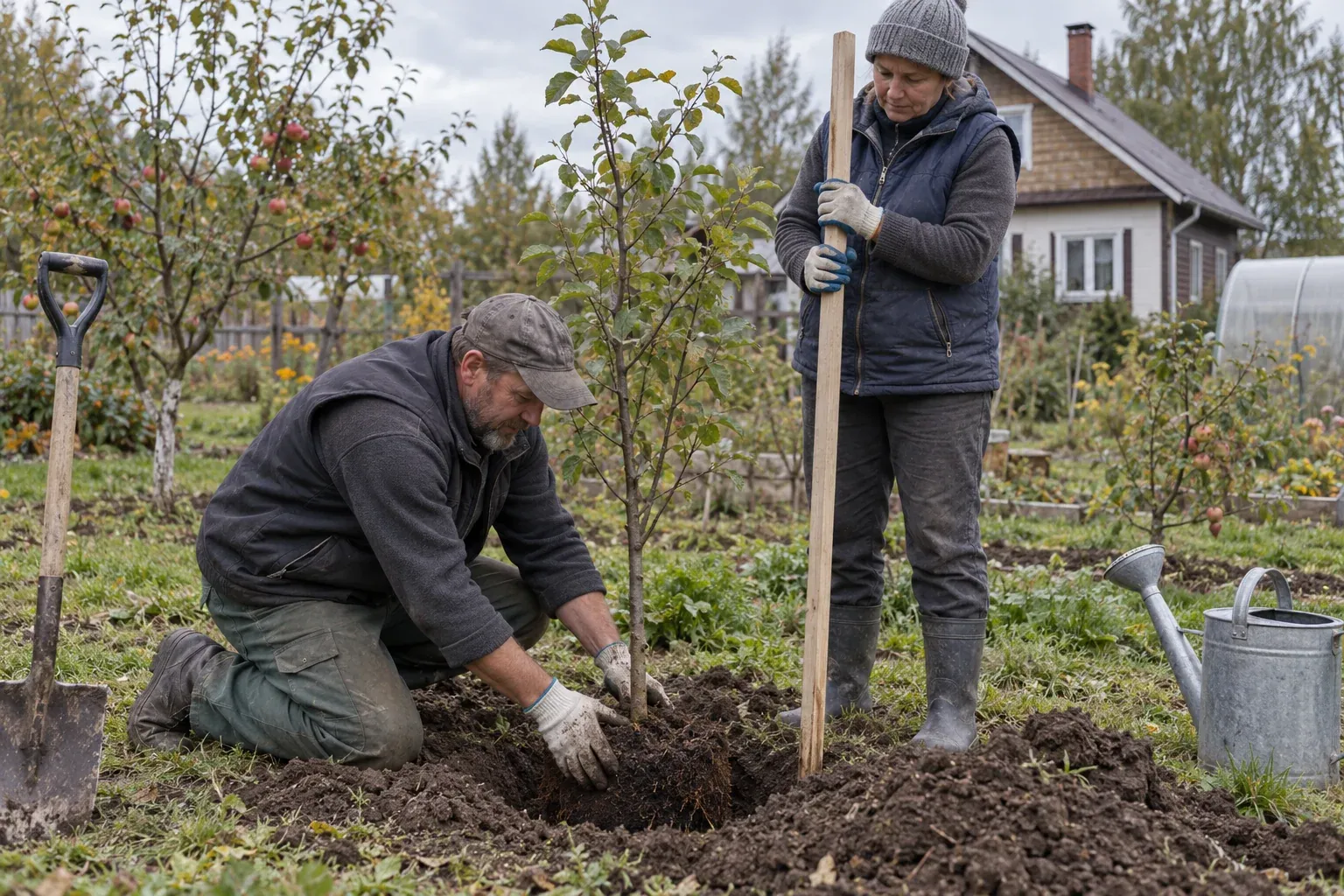 Закладка плодового сада — работа специалистов на участке, визуальная концепция